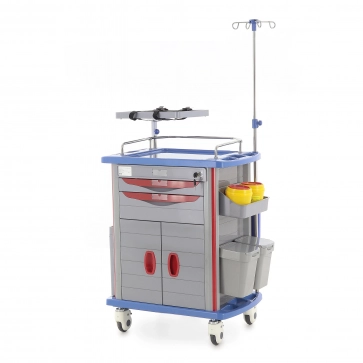 Тележка медицинская Med-Mos ЕТ750-02 ТМ-002АН-00 белая - 1