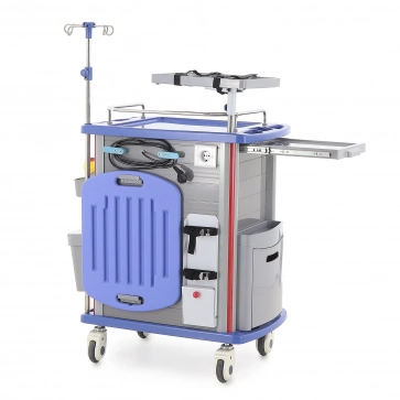 Тележка медицинская Med-Mos ЕТ750-02 ТМ-002АН-00 белая - 6